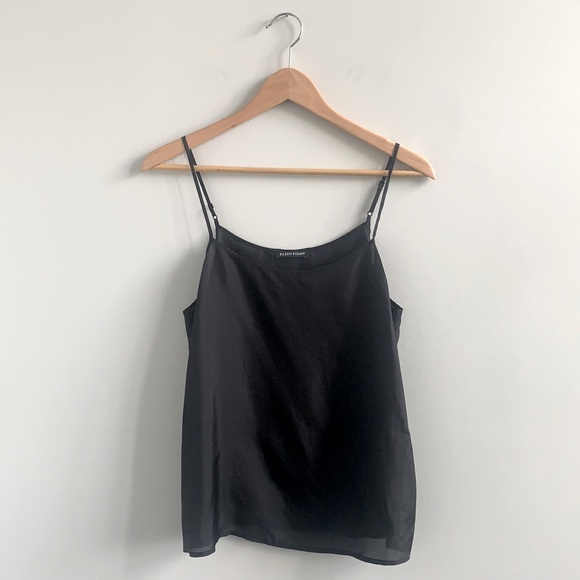 Eileen Fisher Black Silk Camisole - Picture 1 of 7